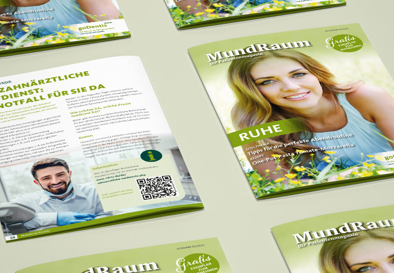 Patientenmagazin Grafikdesign