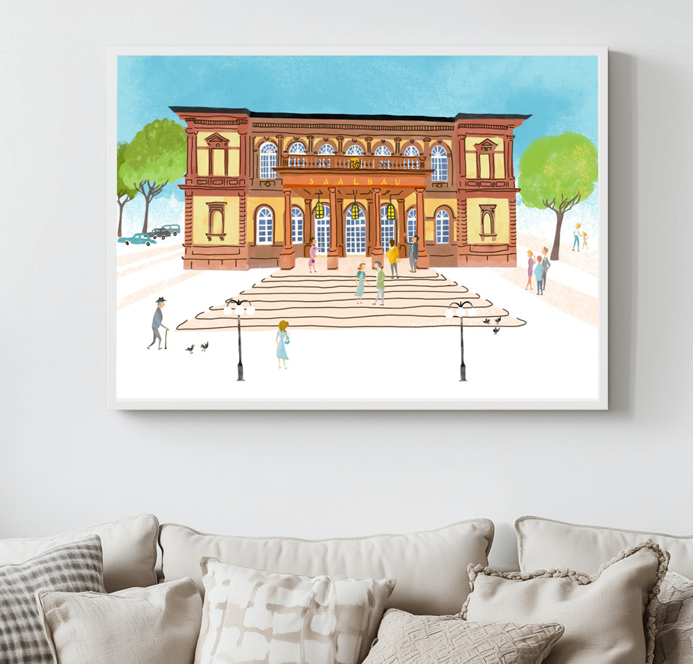 elegant-drawing-room-frame-mockup-luxurious-interior-with-classic-furniture-and-warm-lighting-085 Poster Pfalz Pfälzer Neustadt Saalbau