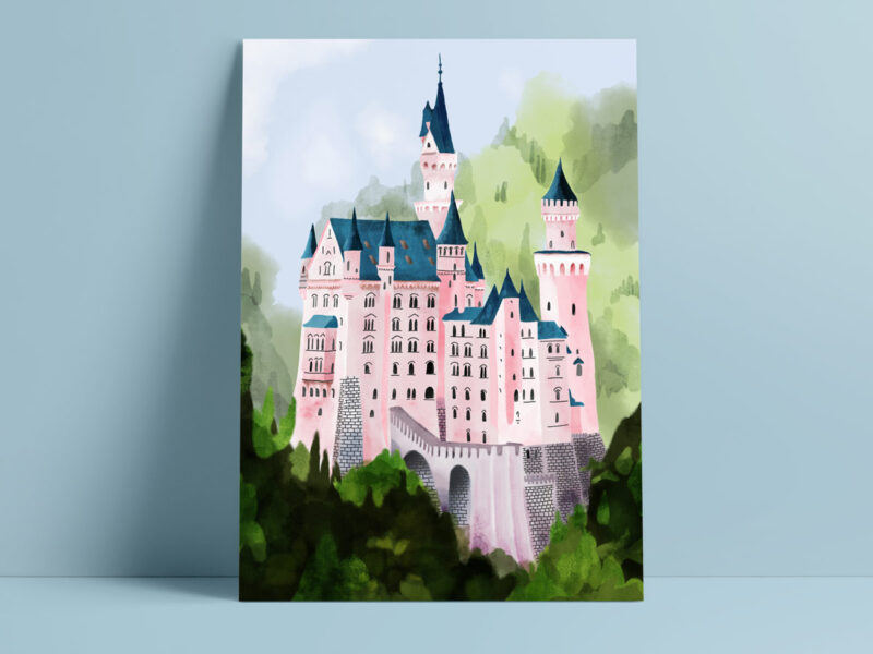 Schloss Neuschwanstein Poster