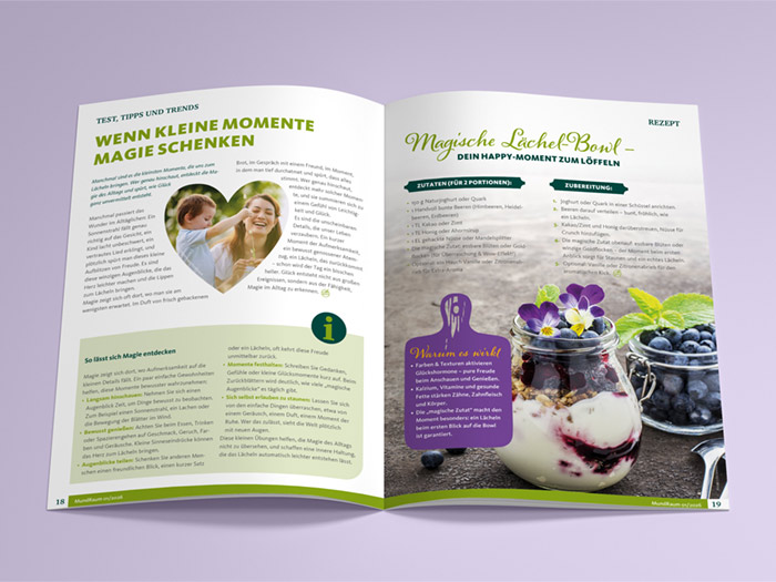 Patienten-Magazin Gestaltung Magazindesign